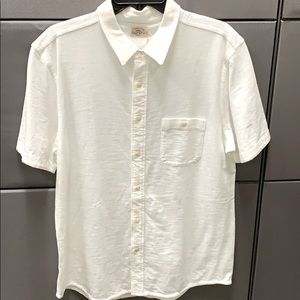 Faherty Mens Short Sleeve Knit Seasons Shirt,Large